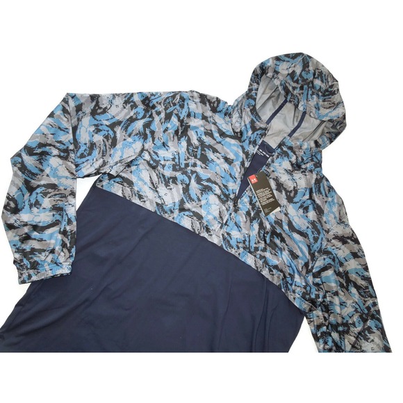 Under Armour Men's Sportstyle Anorak Pullover Jacket Blue Size XXL 2XL‎ - Picture 3 of 3